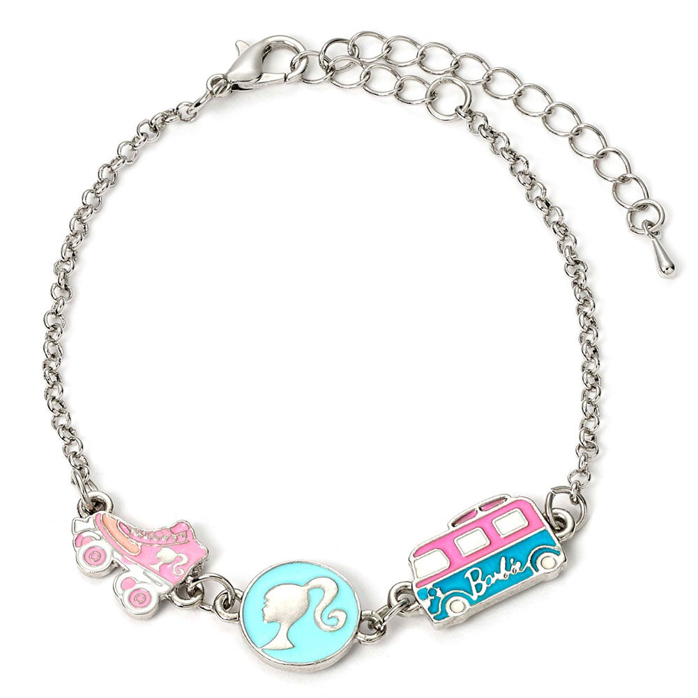 Barbie Silver Plated Charm Bracelet - Buy Fashion at GiftMasters.co.uk