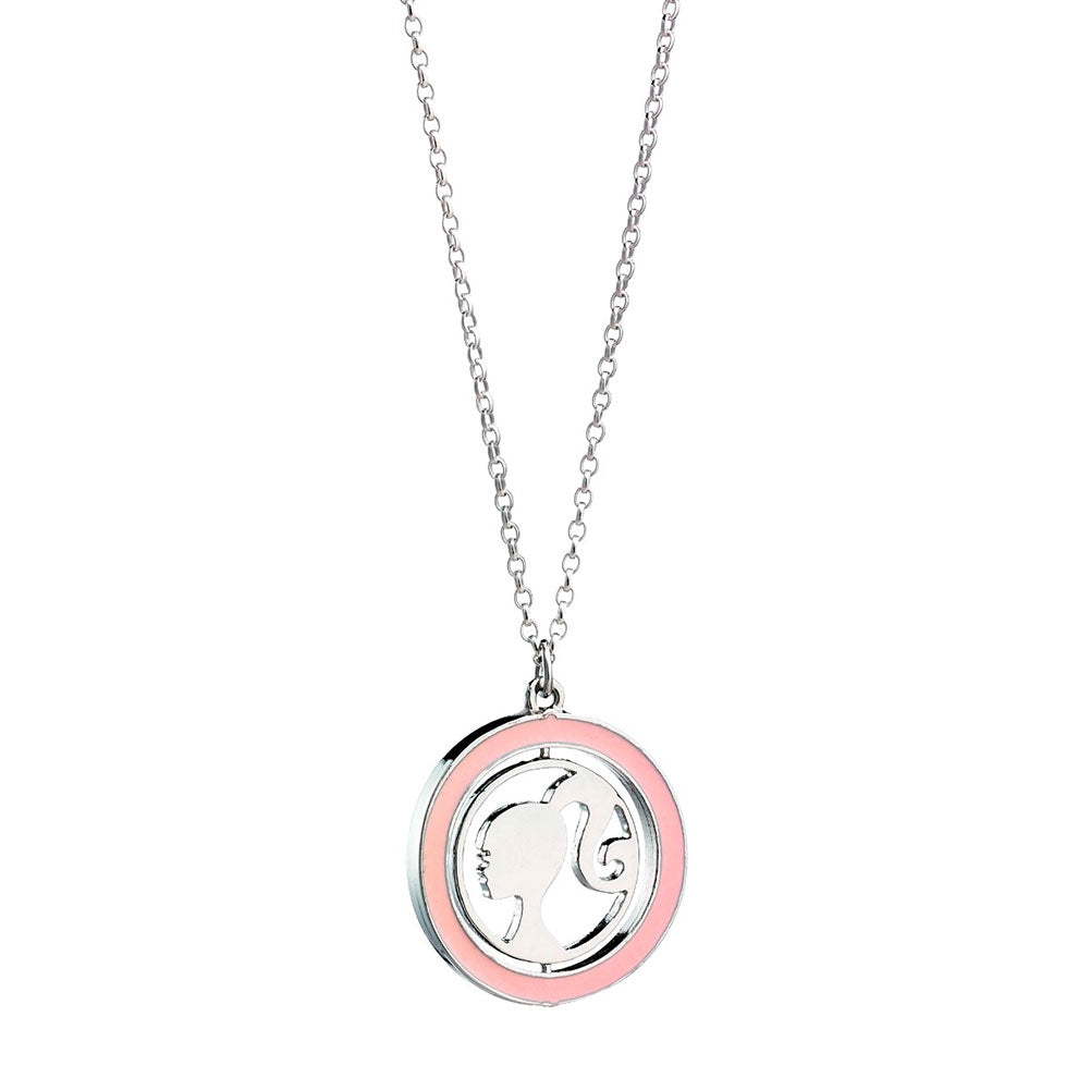 Barbie Spinning Silhouette Necklace - Buy Neckwear at GiftMasters.co.uk