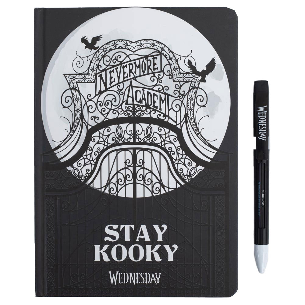 Wednesday Notebook & Pen Set - Buy Notebooks & Binders at GiftMasters.co.uk