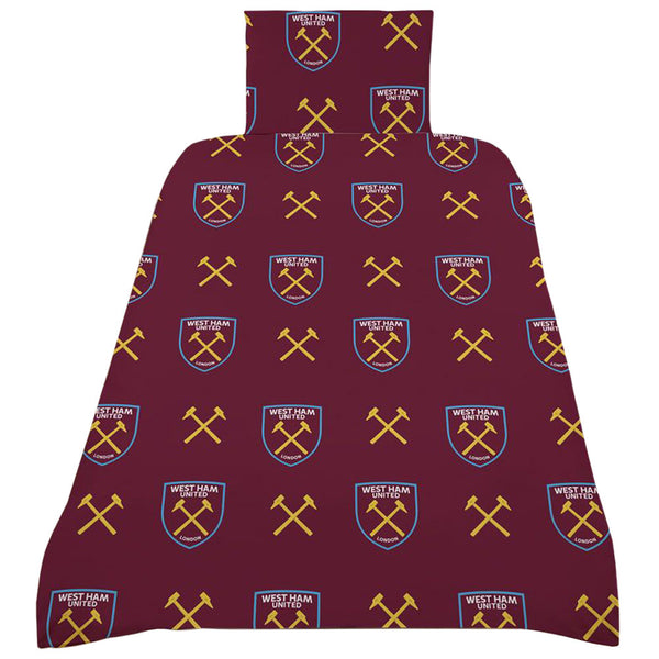 West Ham United FC Colour Split Duvet Set