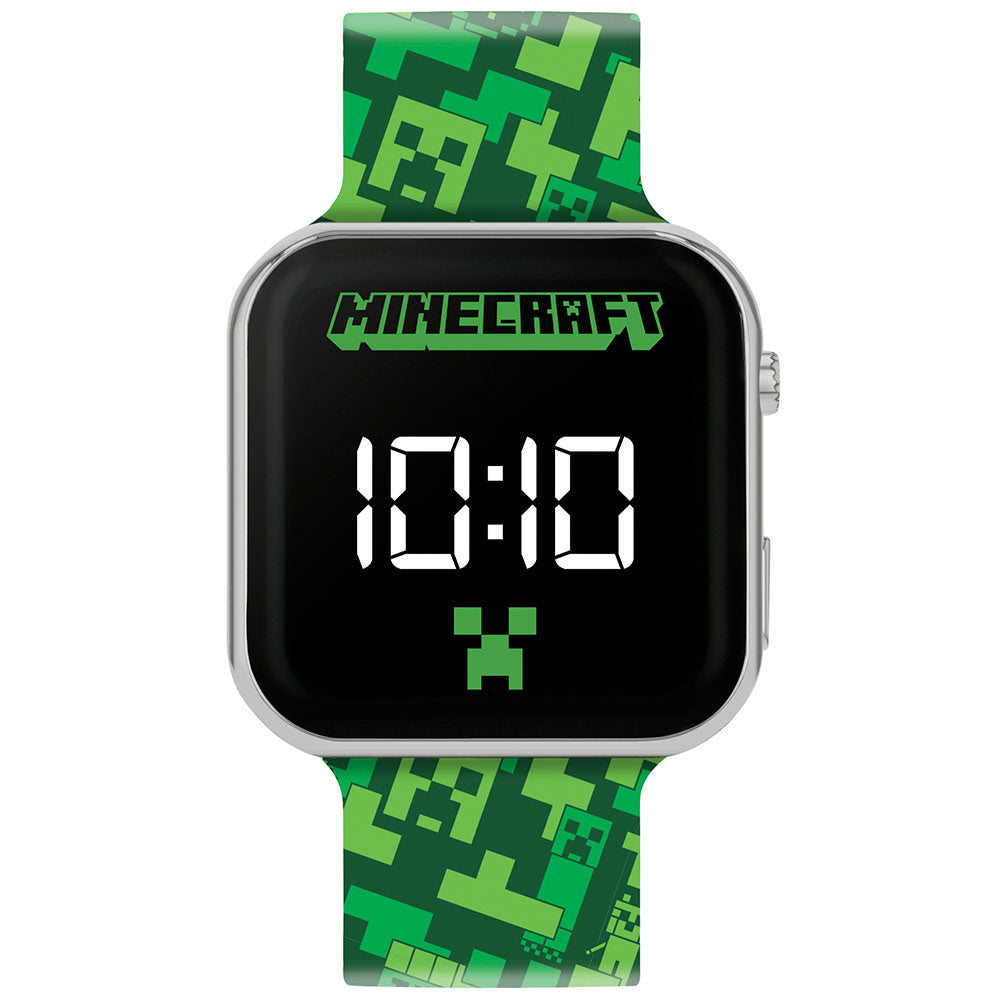 Minecraft Creeper Junior LED Watch - Buy Watches at GiftMasters.co.uk