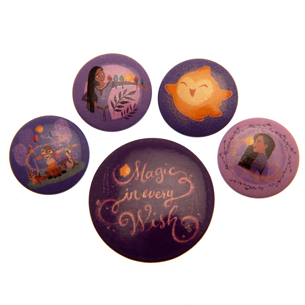 Wish Button Badge Set - Buy Badges at GiftMasters.co.uk
