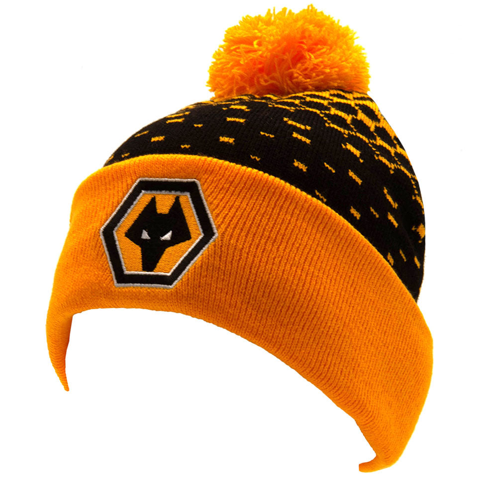 Wolverhampton Wanderers FC Fade Ski Hat - Buy Knitted Hats at GiftMasters.co.uk