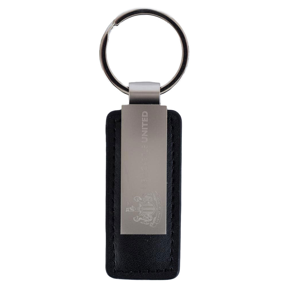 Newcastle United FC Leather Key Fob - Buy Keyrings & Pens at GiftMasters.co.uk