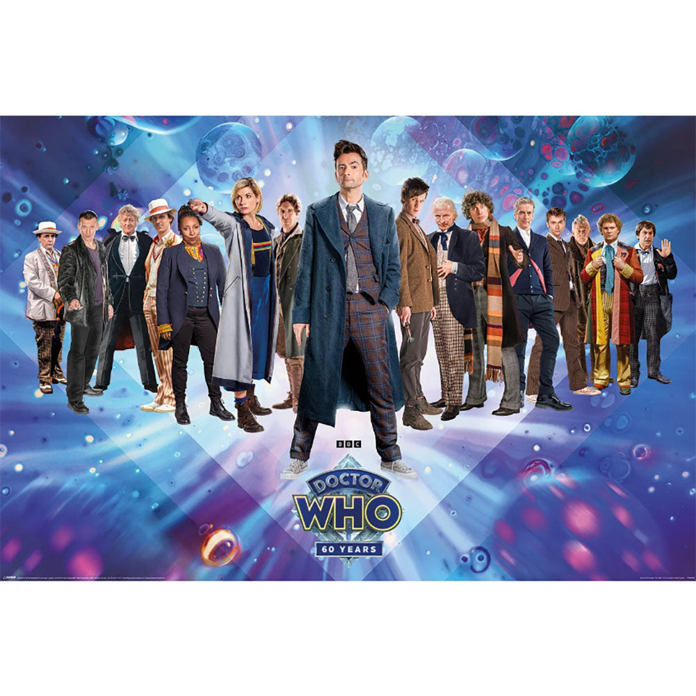 Doctor Who Poster 60th Anniversary 263 - Buy Posters at GiftMasters.co.uk