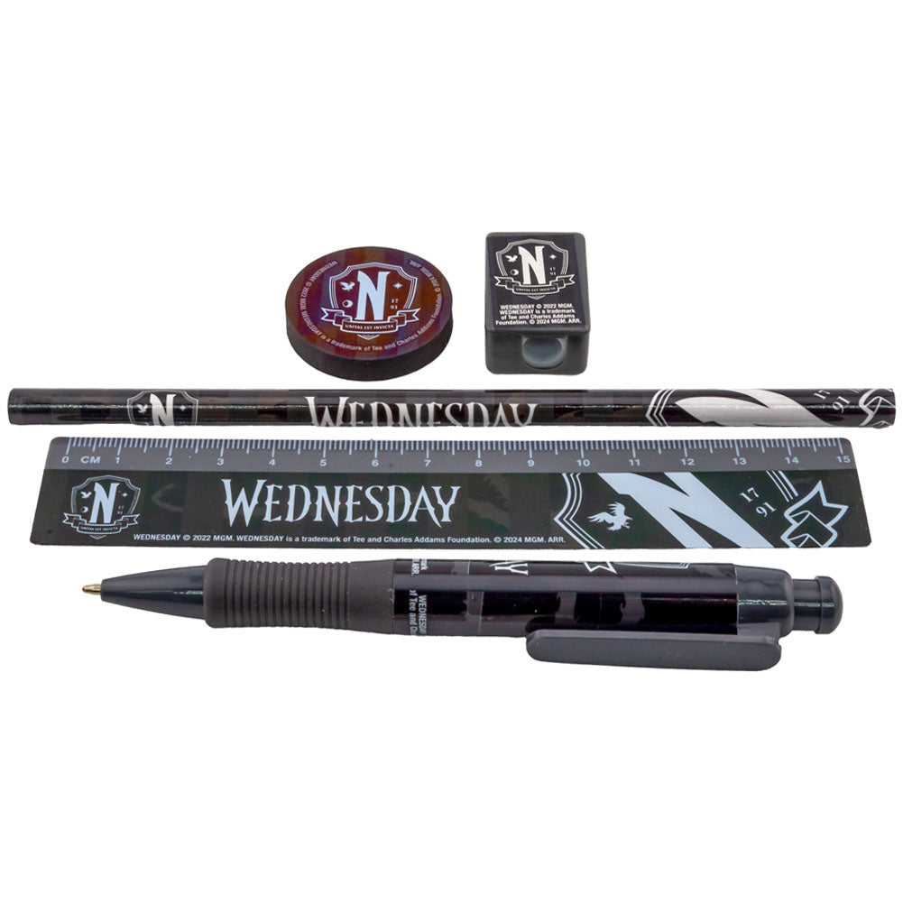Wednesday 5pc Stationery Set - Buy Stationery Sets at GiftMasters.co.uk