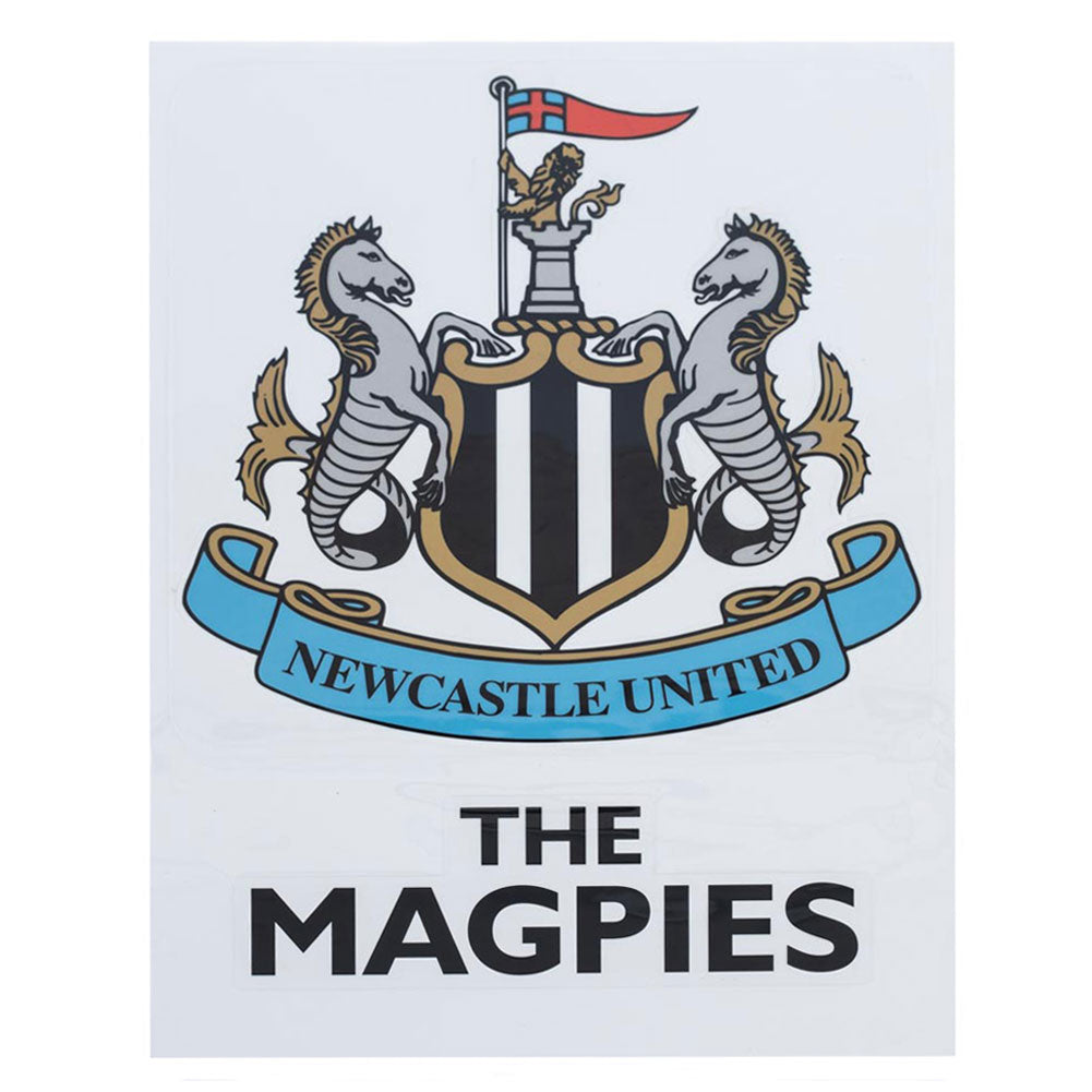 Newcastle United FC A3 Car Decal - Buy Hang Ups & Stickers at GiftMasters.co.uk
