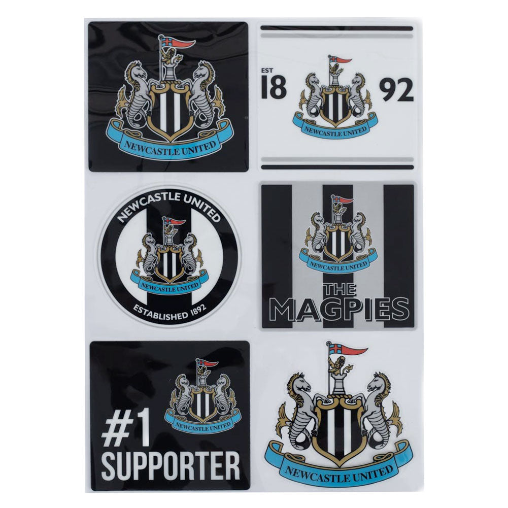 Newcastle United FC Car Decal Set - Buy Hang Ups & Stickers at GiftMasters.co.uk
