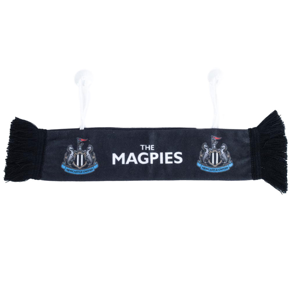 Newcastle United FC Mini Magpies Car Scarf - Buy Hang Ups & Stickers at GiftMasters.co.uk
