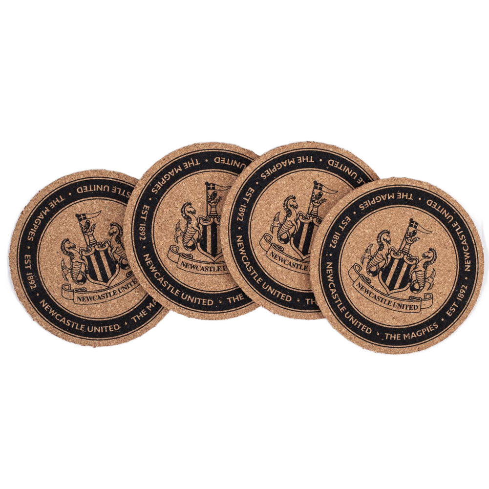 Newcastle United FC 4pk Coaster Set - Buy Home Accessories at GiftMasters.co.uk