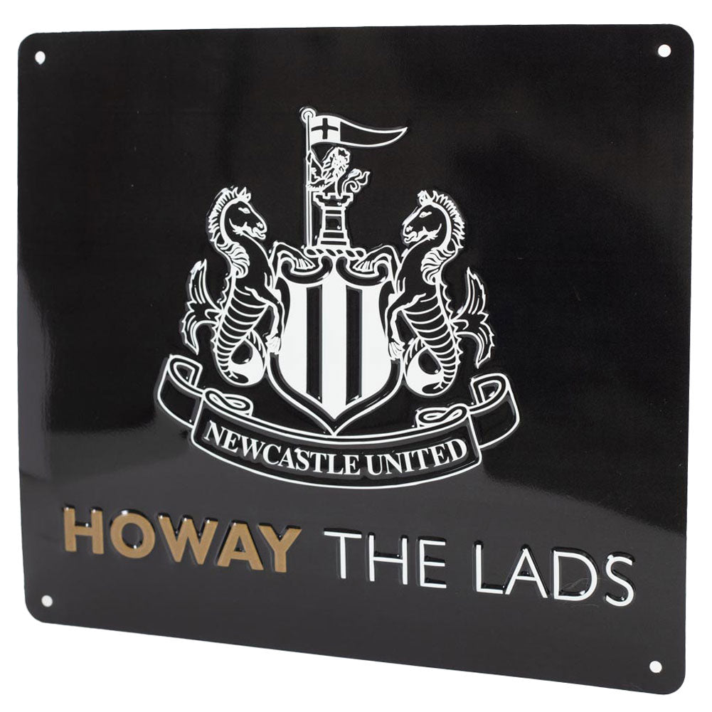 Newcastle United FC Tunnel Sign - Buy Metal Signs at GiftMasters.co.uk