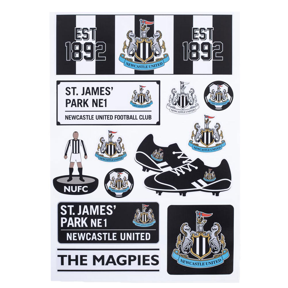 Newcastle United FC A4 Sticker Set - Buy Stickers at GiftMasters.co.uk