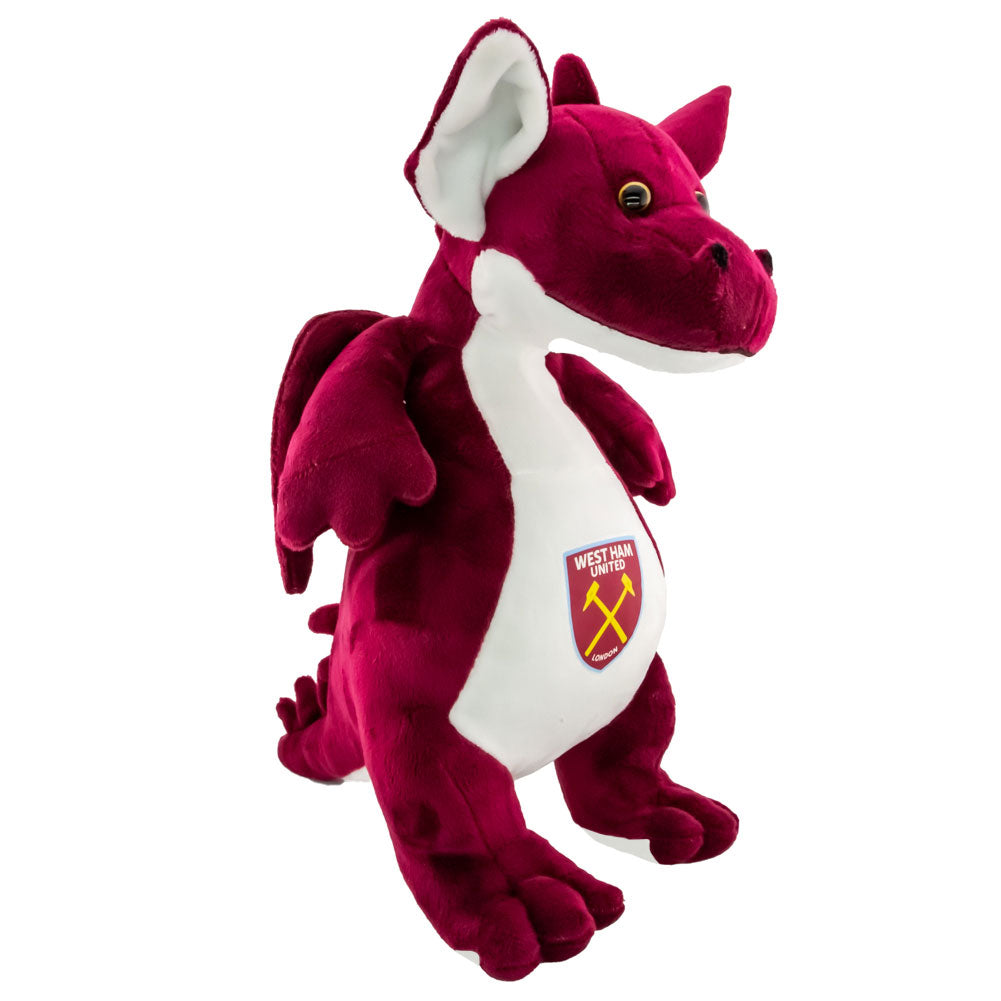 West Ham United FC Plush Dragon - Buy Teddies & Soft Toys at GiftMasters.co.uk