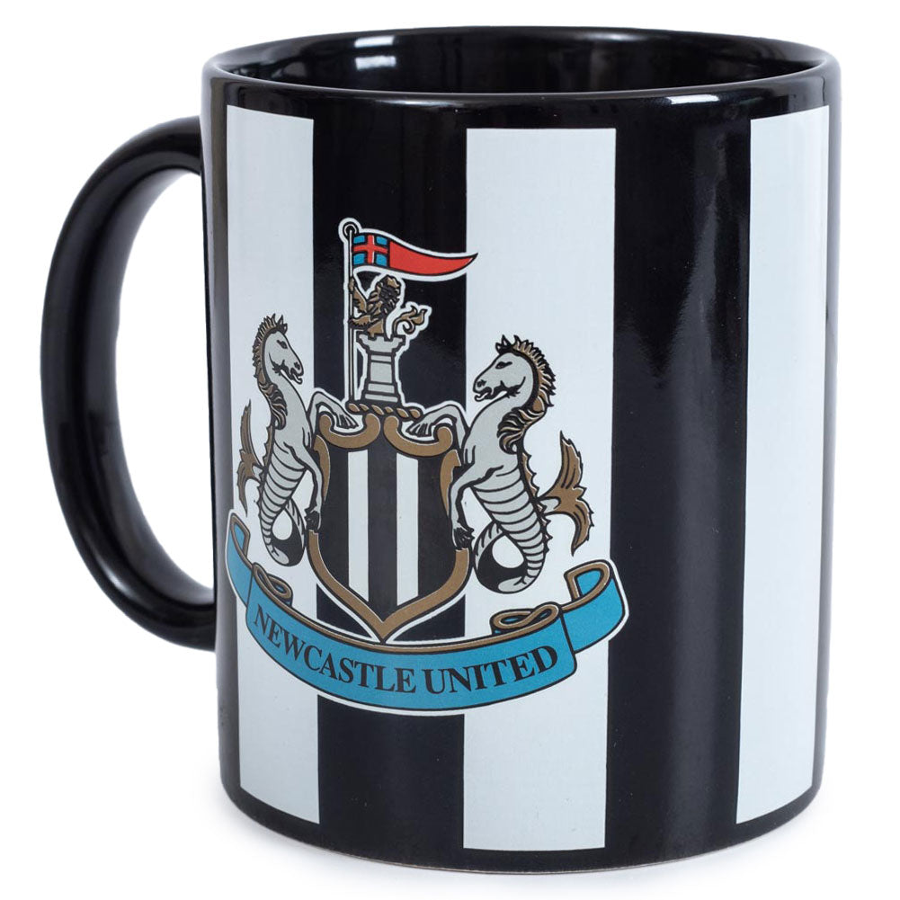 Newcastle United FC Striped Mug - Buy Standard Mugs at GiftMasters.co.uk