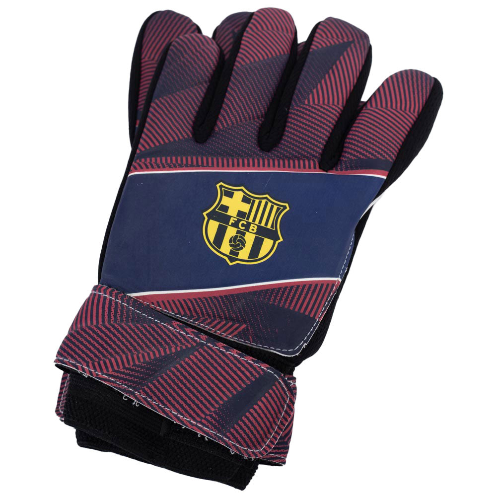 FC Barcelona Fuse Goalkeeper Gloves Yths - Buy Gloves & Shin Pads at GiftMasters.co.uk