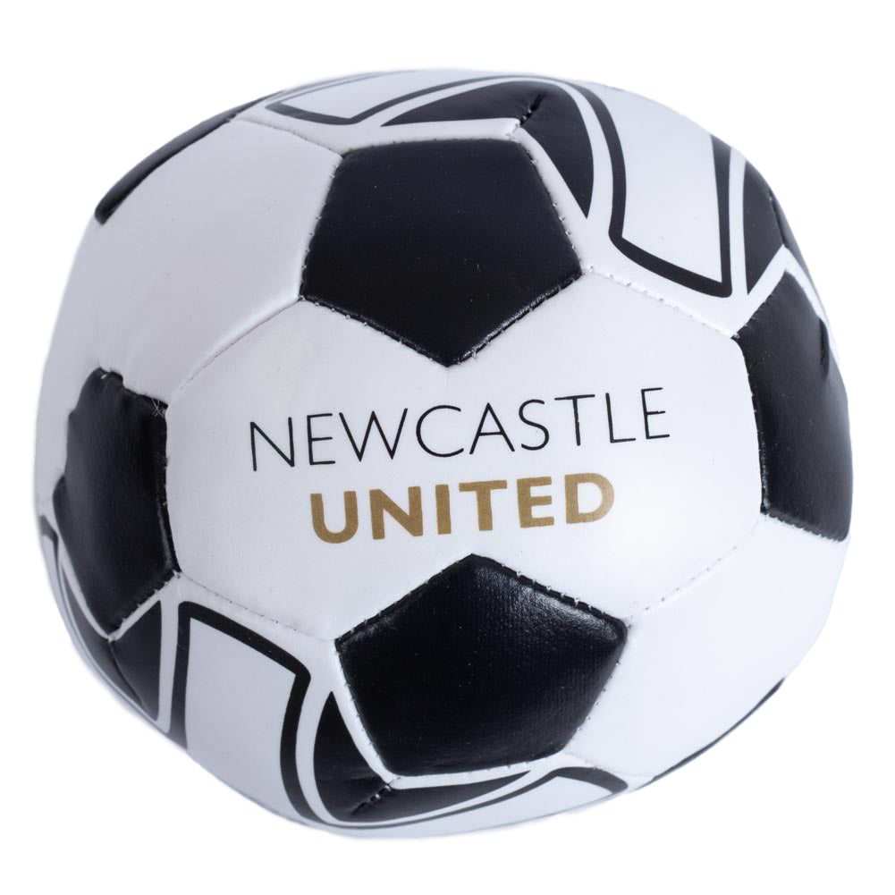 Newcastle United FC 4 inch Soft Ball - Buy Mini Balls at GiftMasters.co.uk