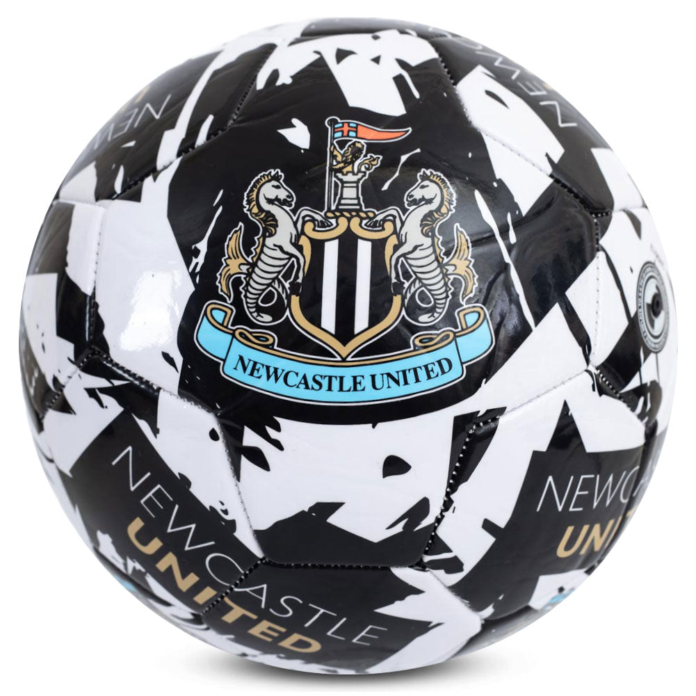Newcastle United FC Graffiti Football - Buy Footballs Size 5 at GiftMasters.co.uk