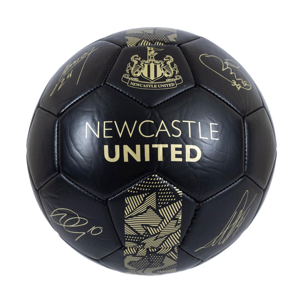 Newcastle United FC Sig Gold Phantom Skill Ball - Buy Mini Balls at GiftMasters.co.uk