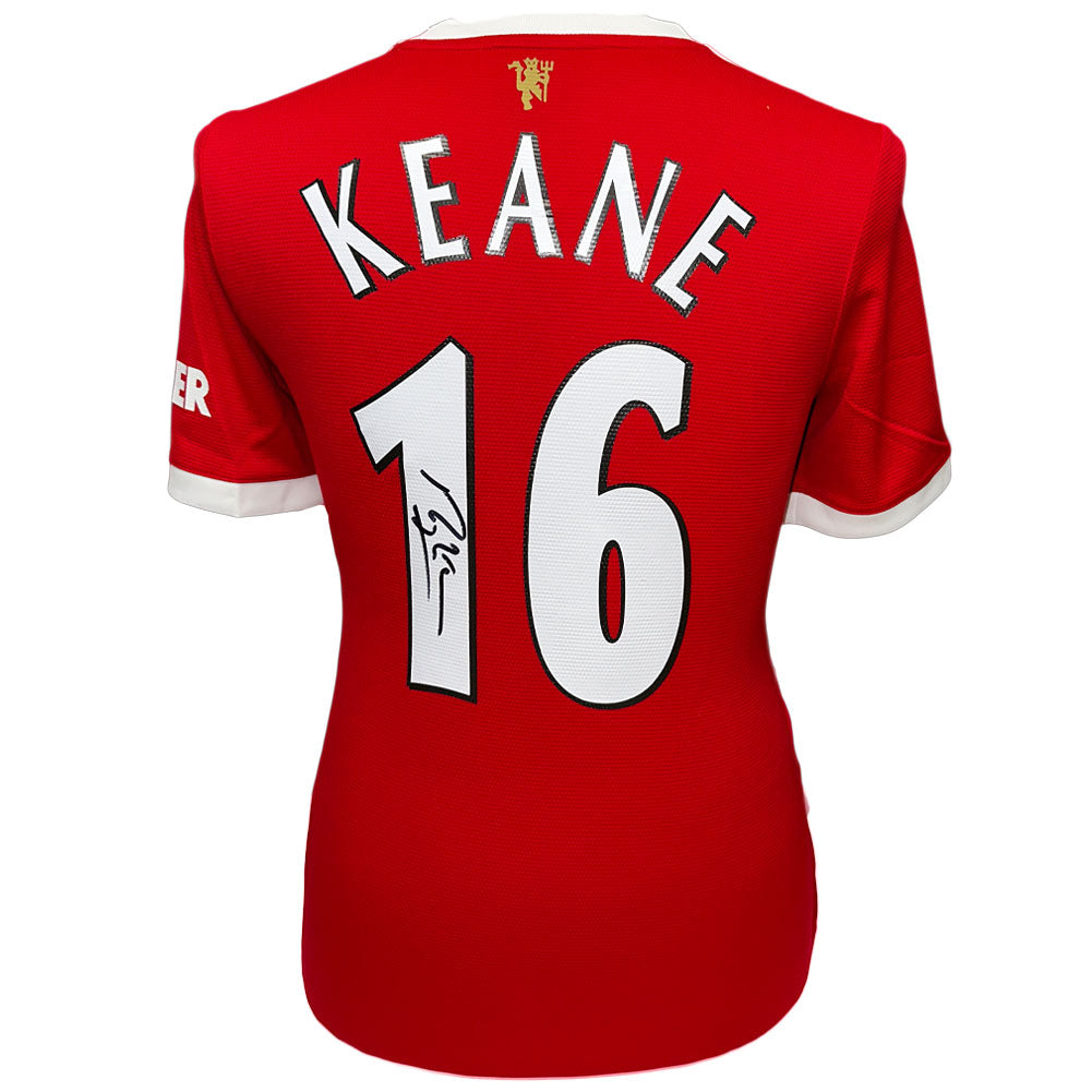 Manchester United FC Keane Signed Shirt - Buy Shirts at GiftMasters.co.uk