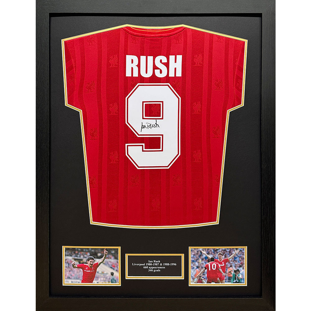 Liverpool FC 1986 Rush Signed Shirt (Framed) - Buy Shirts at GiftMasters.co.uk