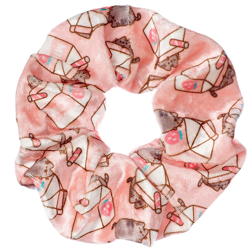 Pusheen Milkshake Hair Scrunchie - Buy Hair Accessories at GiftMasters.co.uk