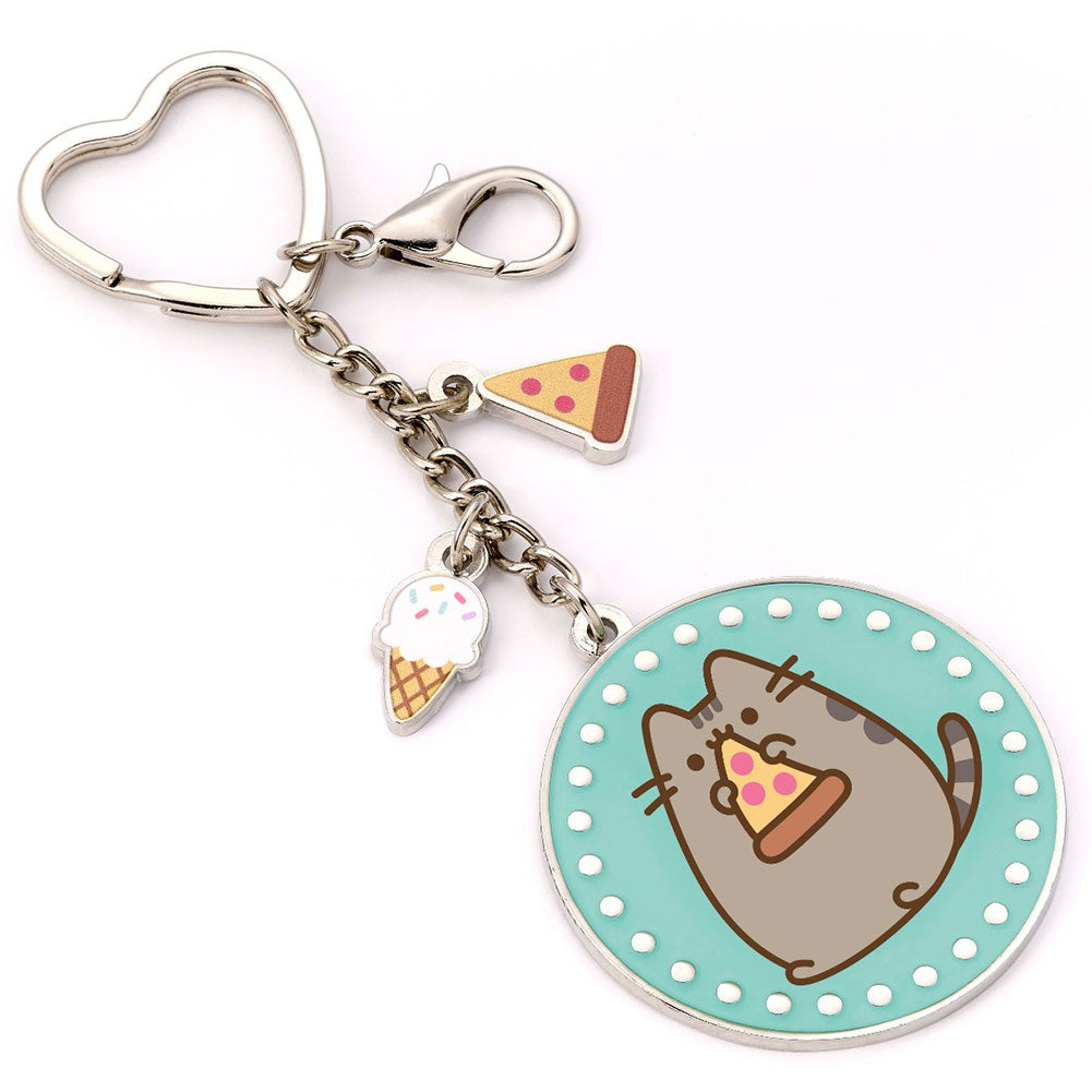 Pusheen Charm Keyring Pizza - Buy Keyrings at GiftMasters.co.uk