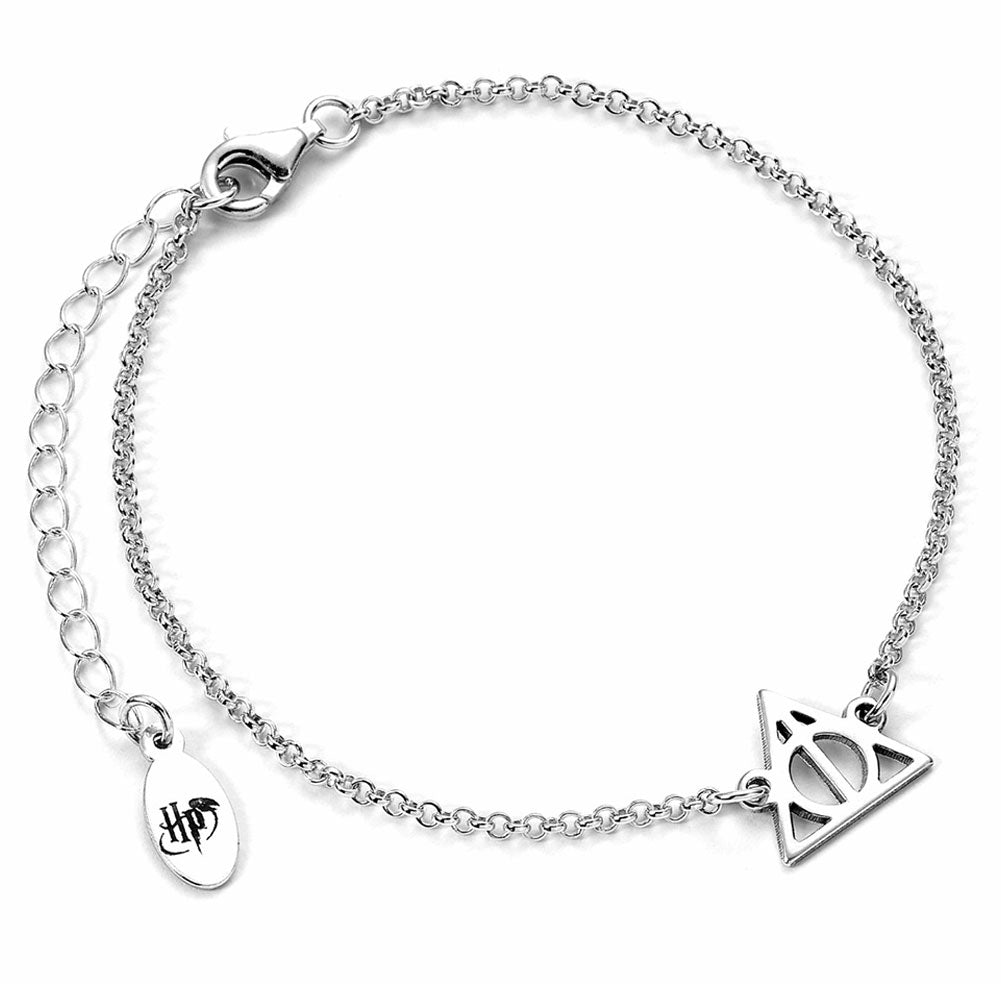 Harry Potter Sterling Silver Charm Bracelet Deathly Hallows - Buy Sterling Silver at GiftMasters.co.uk