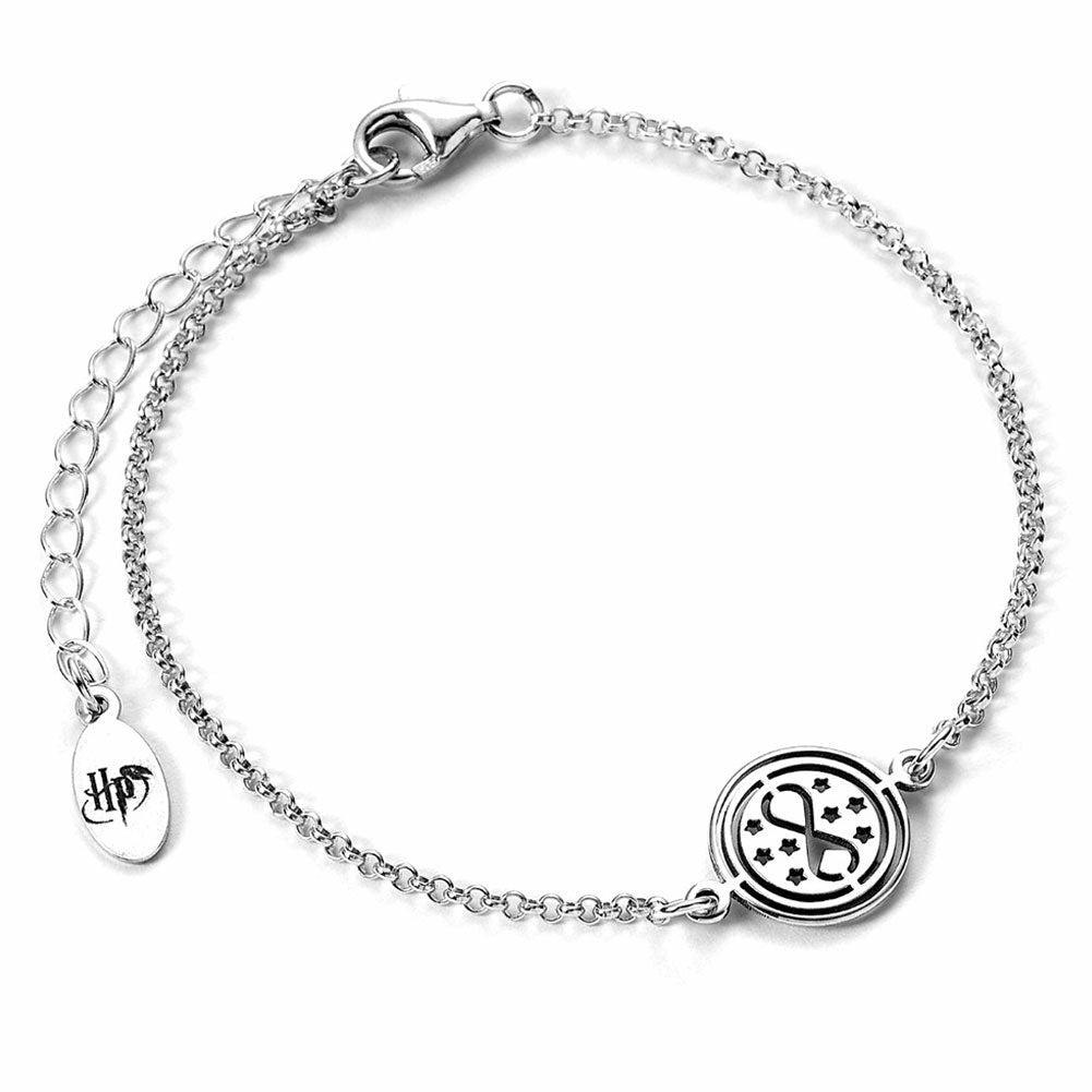 Harry Potter Sterling Silver Charm Bracelet Time Turner - Buy Sterling Silver at GiftMasters.co.uk