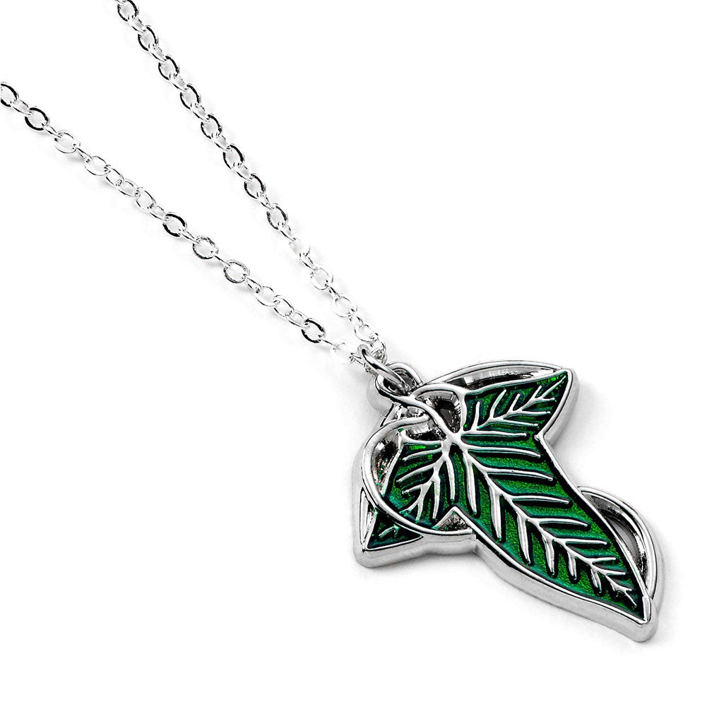 The Lord Of The Rings Silver Plated Necklace Leaf Of Lorien - Buy Neckwear at GiftMasters.co.uk