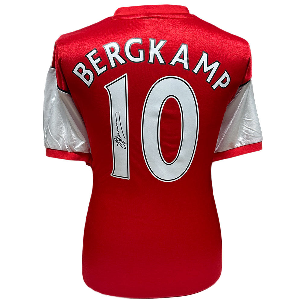 Arsenal FC Bergkamp Signed Shirt - Buy Shirts at GiftMasters.co.uk