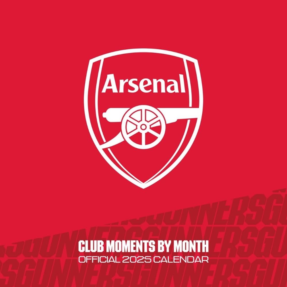 Arsenal FC Legends Square Calendar 2025 - Buy Calendars & Diaries at GiftMasters.co.uk