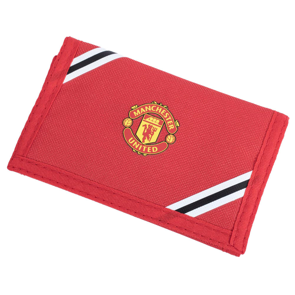 Manchester United FC Core Stripe Wallet - Buy Wallets at GiftMasters.co.uk