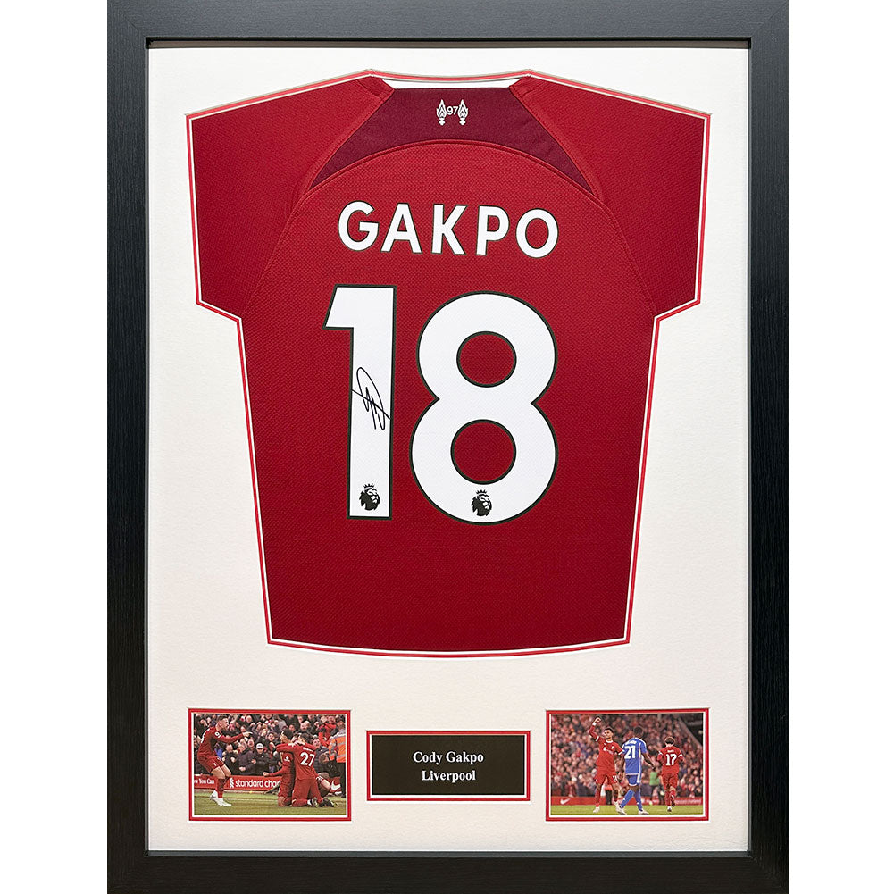 Liverpool FC Gapko Signed Shirt (Framed) - Buy Shirts at GiftMasters.co.uk
