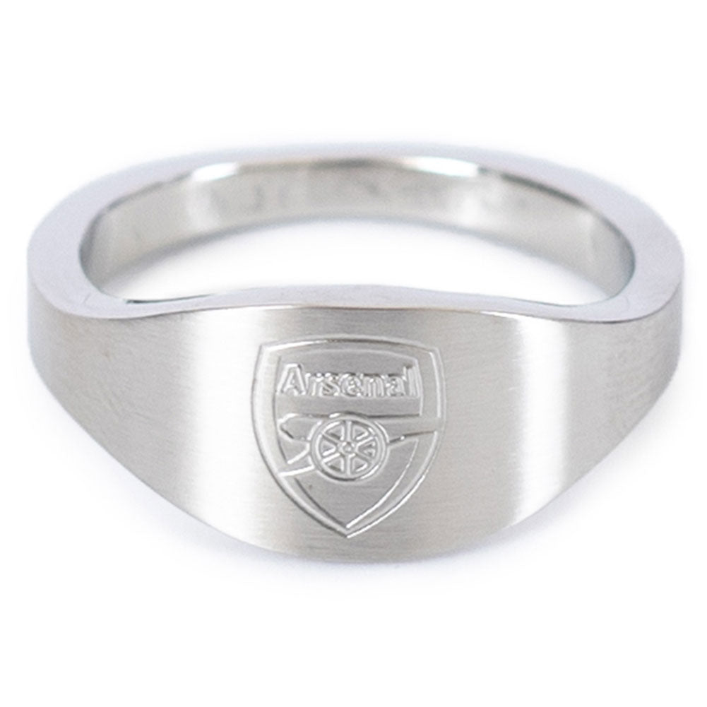 Arsenal FC Oval Ring - Buy Stainless Steel at GiftMasters.co.uk