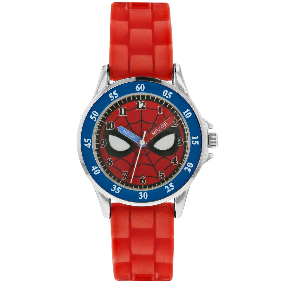 Spider-Man Mask Junior Time Teacher Watch - Buy Watches at GiftMasters.co.uk