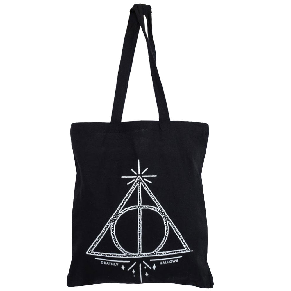 Harry Potter Deathly Hallows Canvas Tote Bag - Buy Tote Bags at GiftMasters.co.uk