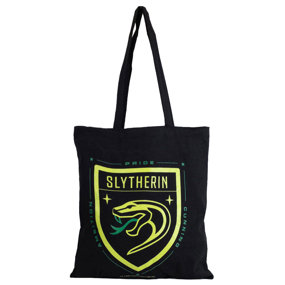 Harry Potter Slytherin Canvas Tote Bag - Buy Tote Bags at GiftMasters.co.uk