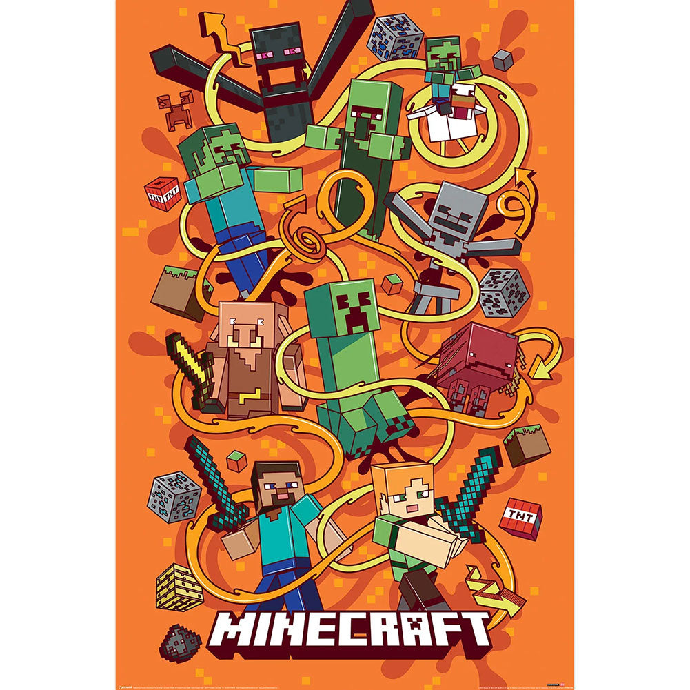 Minecraft Funtage Poster 26 - Buy Posters at GiftMasters.co.uk