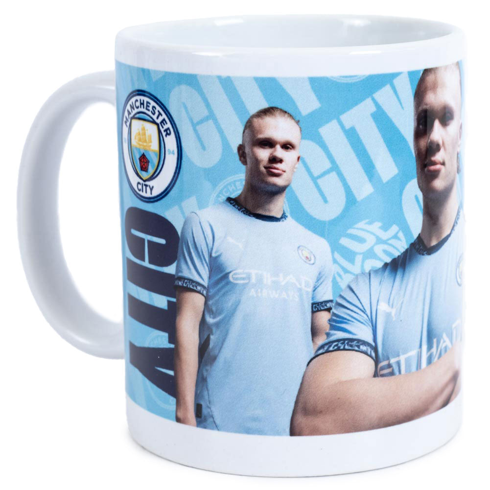 Manchester City FC Haaland Mug - Buy Standard Mugs at GiftMasters.co.uk