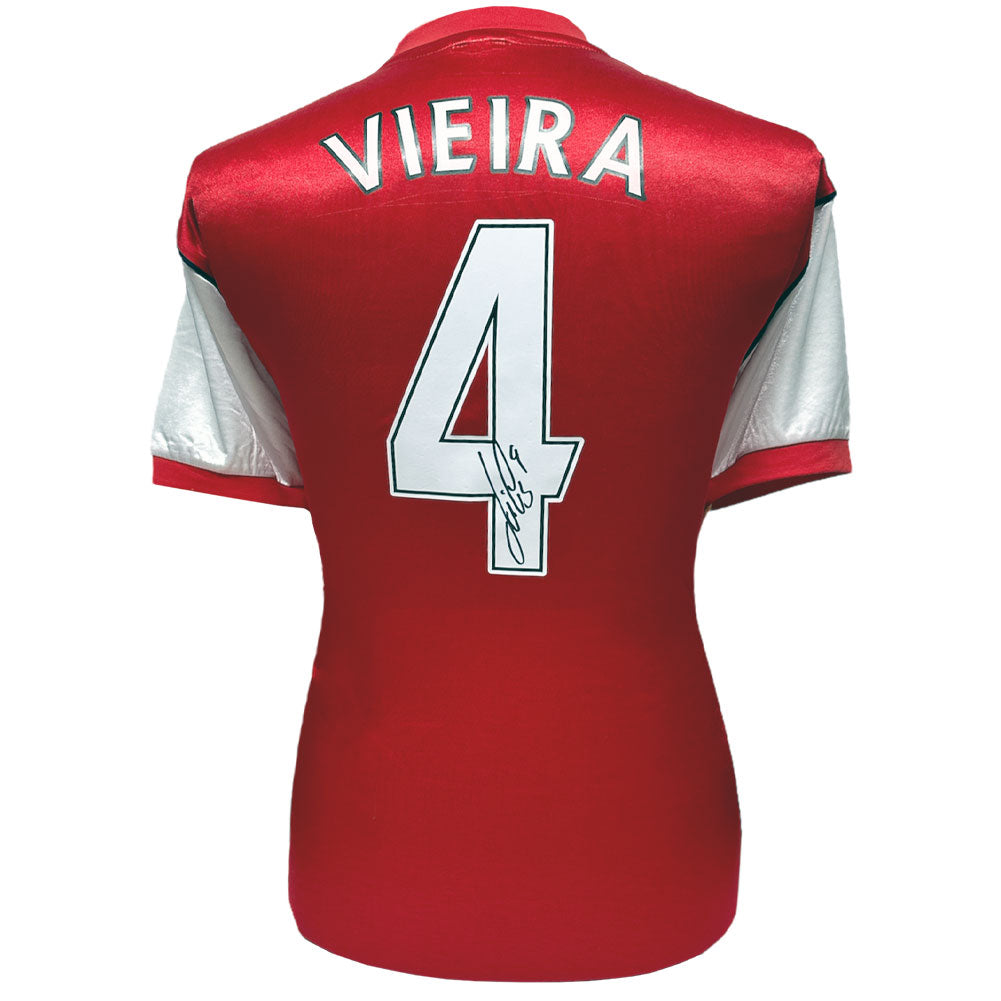 Arsenal FC Vieira Signed Shirt - Buy Shirts at GiftMasters.co.uk