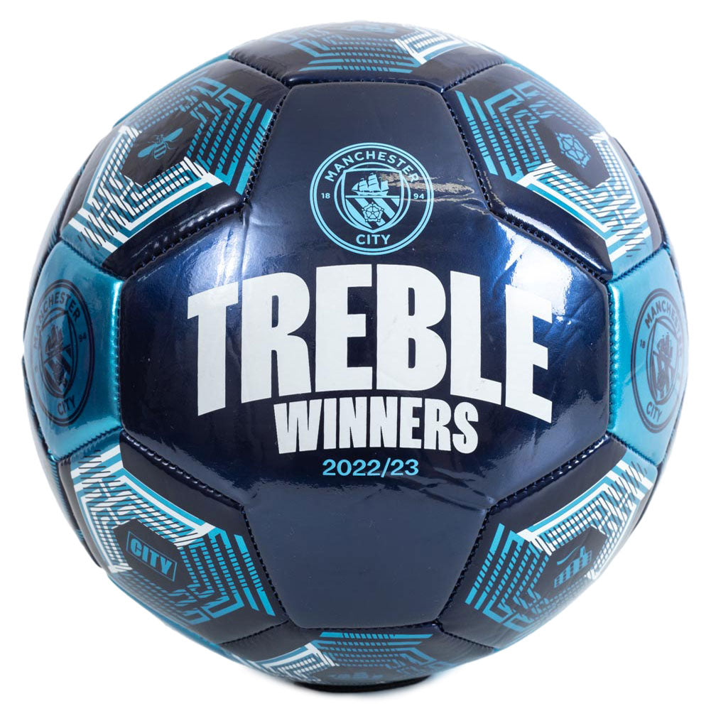 Manchester City FC Treble Winners Football