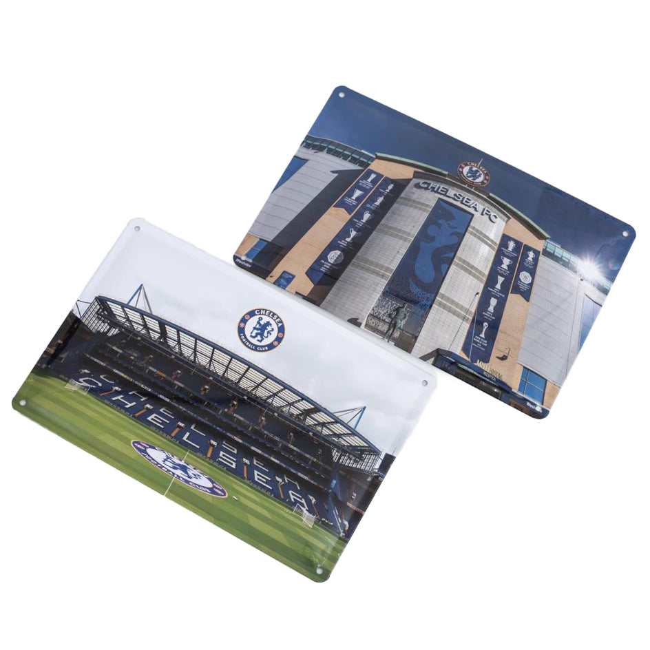 Chelsea FC 2pk Stadium Sign - Buy Metal Signs at GiftMasters.co.uk