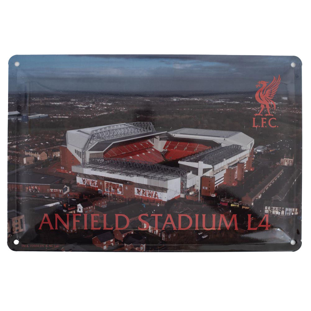 Liverpool FC Large Stadium Sign - Buy Metal Signs at GiftMasters.co.uk