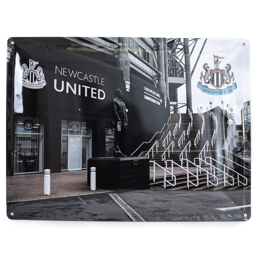Newcastle United FC Sir Bobby Robson Sign - Buy Metal Signs at GiftMasters.co.uk