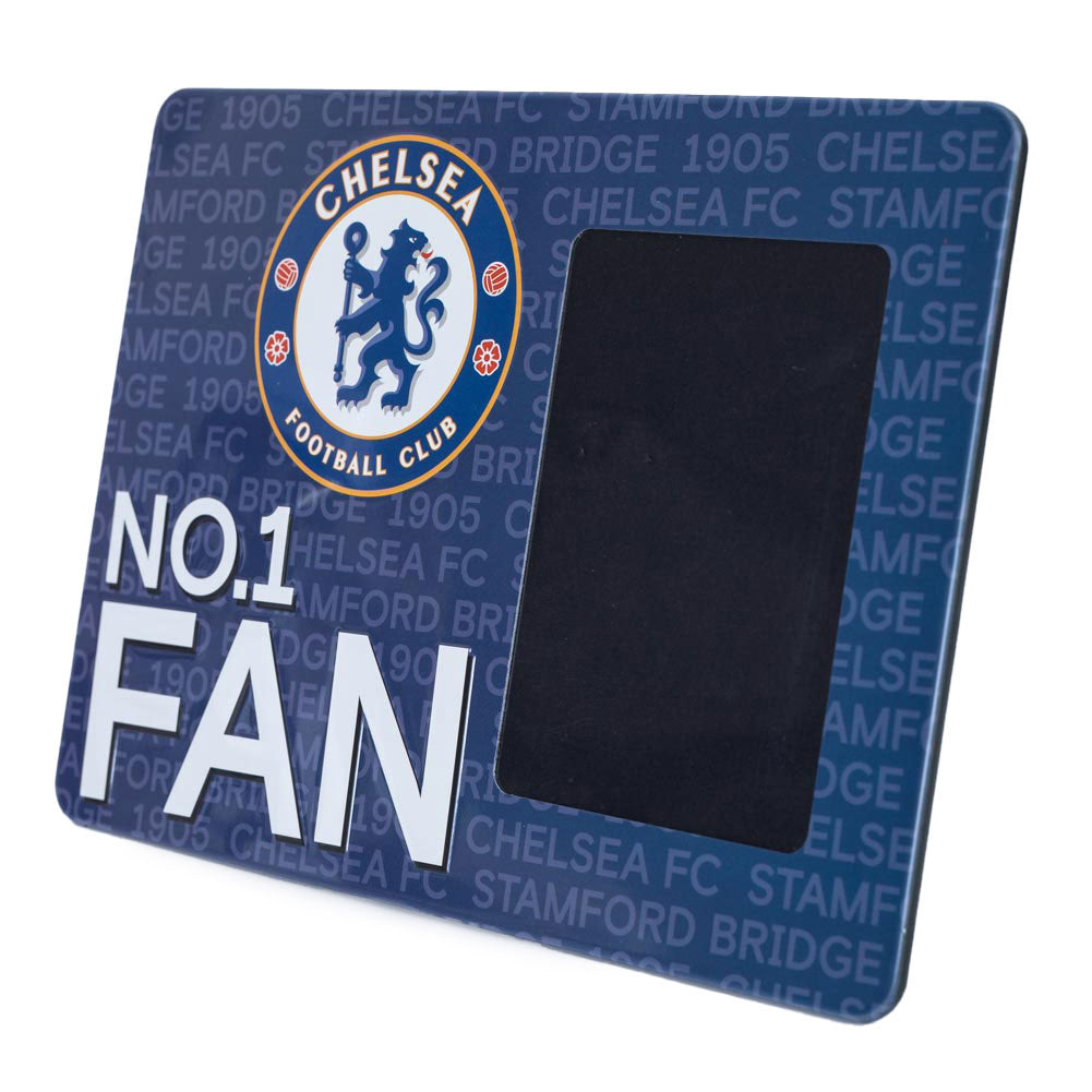 Chelsea FC No1 Fan Picture Frame Sign - Buy Metal Signs at GiftMasters.co.uk