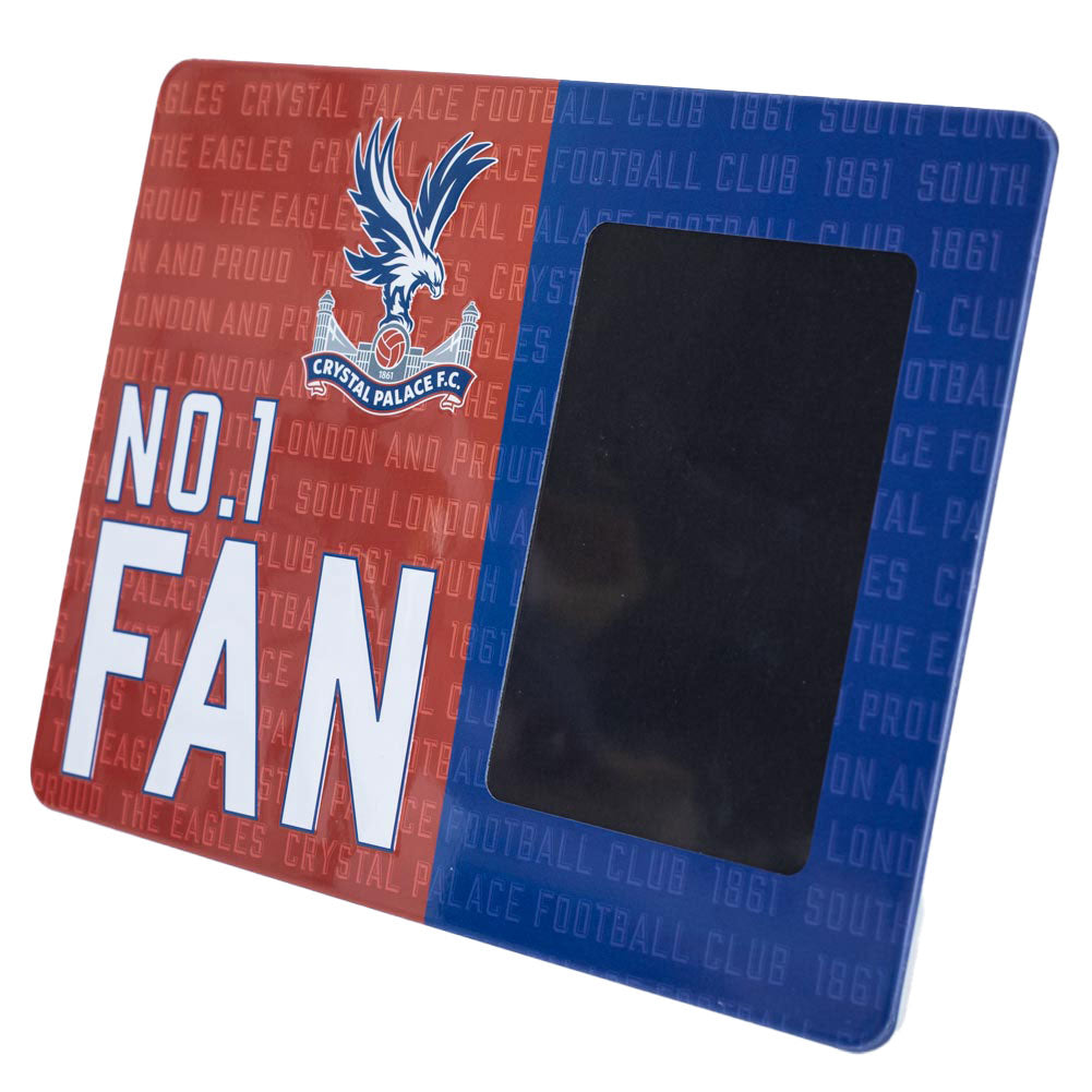 Crystal Palace FC No1 Fan Picture Frame Sign - Buy Metal Signs at GiftMasters.co.uk