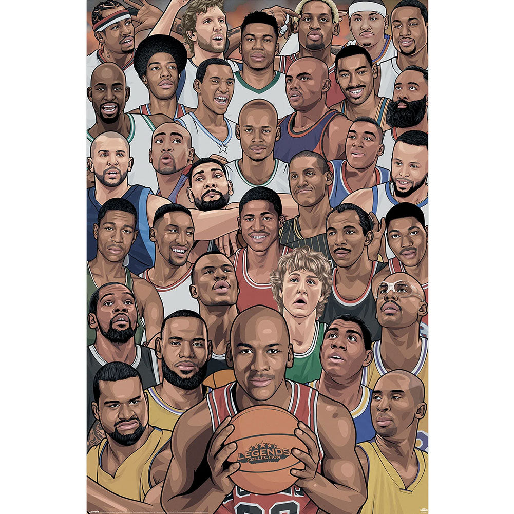 Legends Basketball' Greatest Poster 239 - Buy Posters at GiftMasters.co.uk