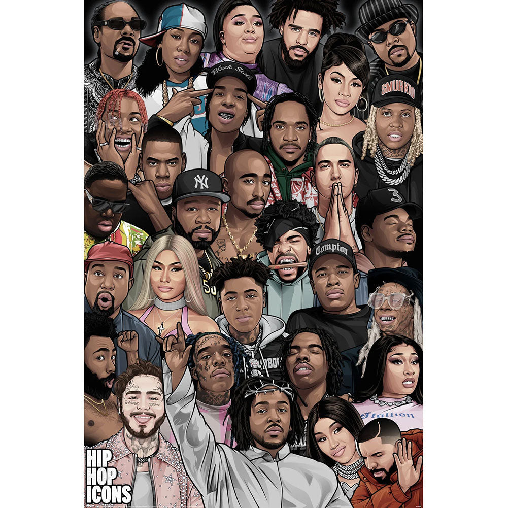 Legends Hip Hop Icons Poster 295 - Buy Posters at GiftMasters.co.uk