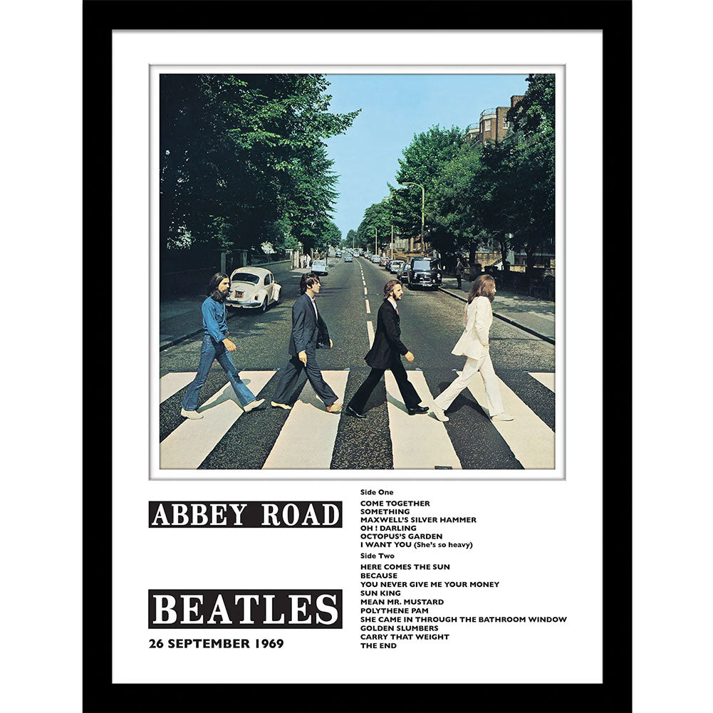 The Beatles Abbey Road Framed Collector Print - Buy Pictures at GiftMasters.co.uk
