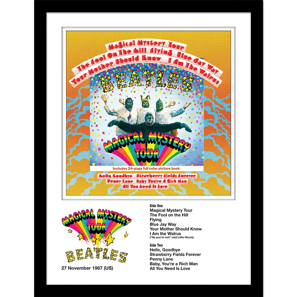 The Beatles Magical Mystery Tour Framed Collector Print - Buy Pictures at GiftMasters.co.uk